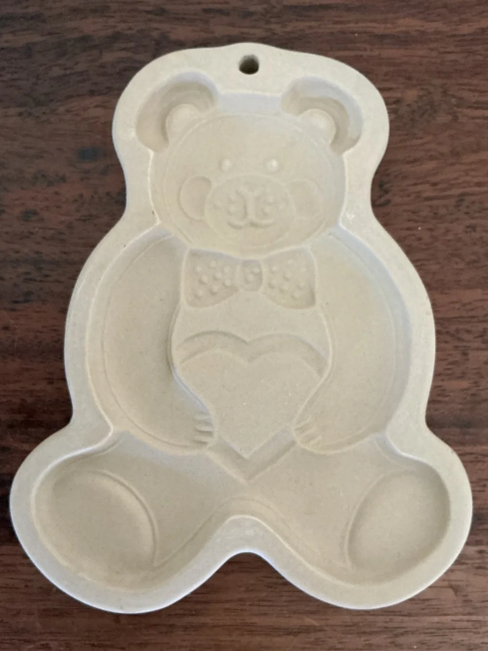 The Pampered Chef Teddy Bear Cookie Mold 1991